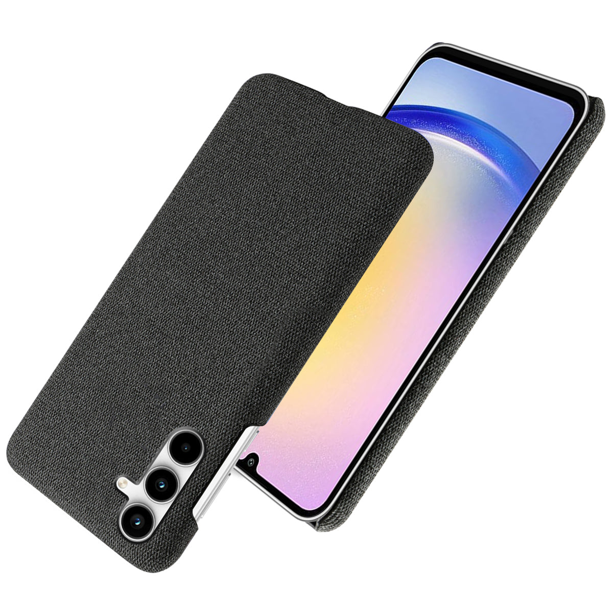For Samsung Galaxy A25 5G (Global) (161.0 x 76.5 x 8.3mm) Case Cloth+PC Protective Phone Cover For Samsung Galaxy A25 5G (Global) (161.0 x 76.5 x 8.3mm) Case Cloth+PC Protective Phone Cover